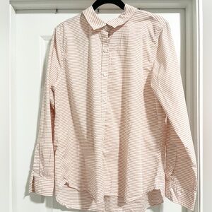 Garnet Hill organic cotton striped button down